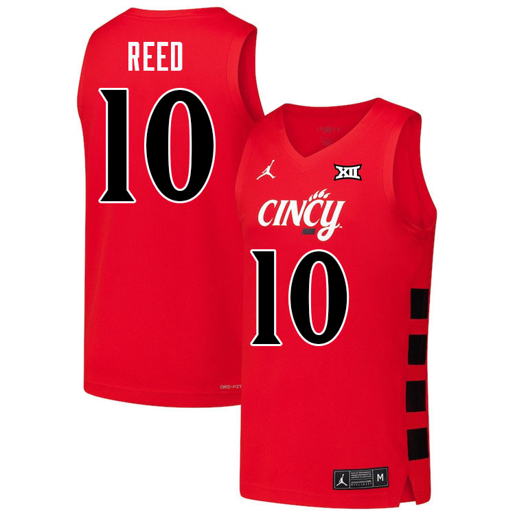 Josh Reed Cincinnati Jersey,Cincinnati Bearcats #10 Josh Reed Basketball Jersey Youth-Red